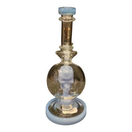 BONG ABDZ GOLD SKULL AZUL (M)