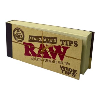 PITEIRA RAW WIDE TIPS PERFORATED (ALGODÃO)