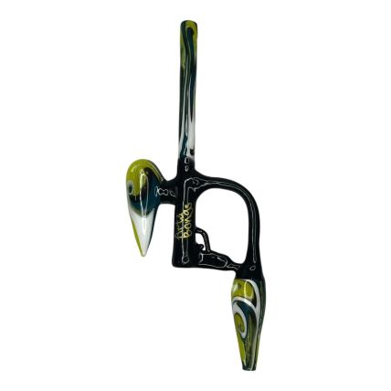 PITEIRA DE VIDRO ART BONGS PAINTBALL GUN (CORES)