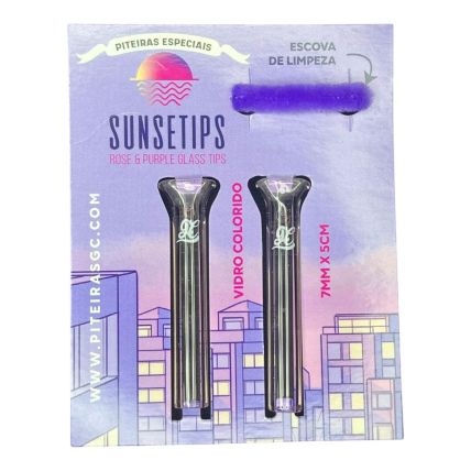 PITEIRA DE VIDRO GLASS CREW SUNSETIPS