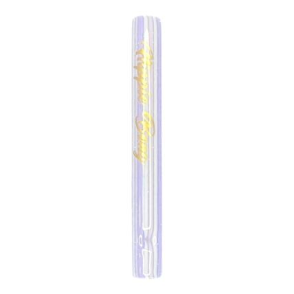 PITEIRA DE VIDRO HIPPIE BONG LISTRADA 5MM
