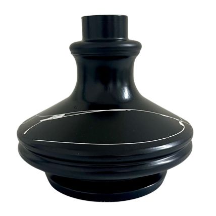 VASO ALADIN ABSTRATO PRETO (P)