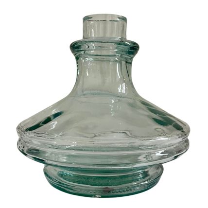 VASO ALADIN ABSTRATO TRANSPARENTE VIDRO GROSSO (P)